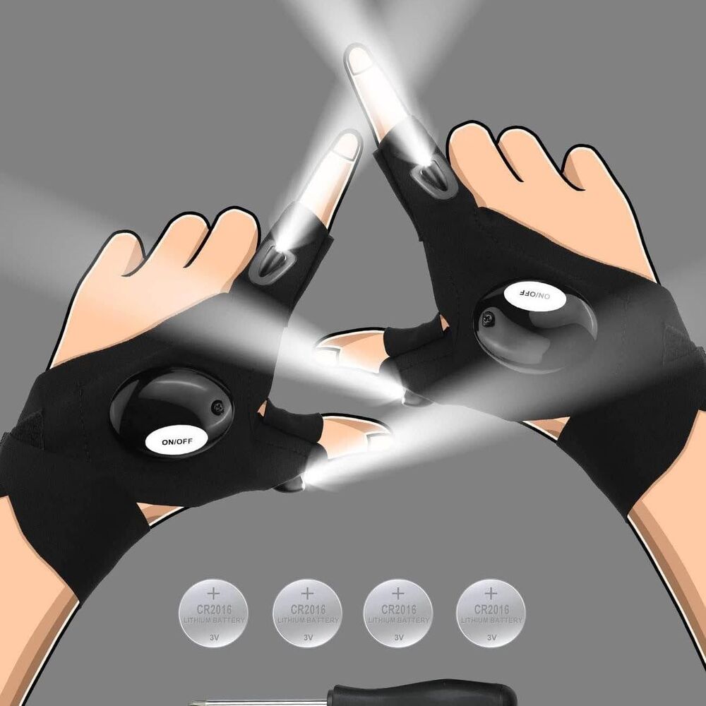 Hands-Free Lights for Car Repairing, Night Fishing, Running, Camping (x large)